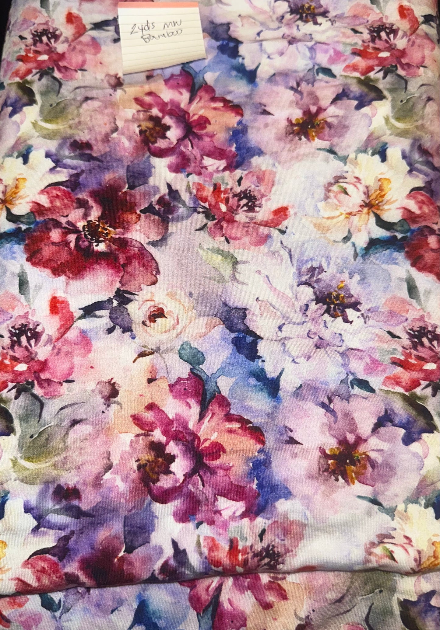 Watercolor Floral Fabric