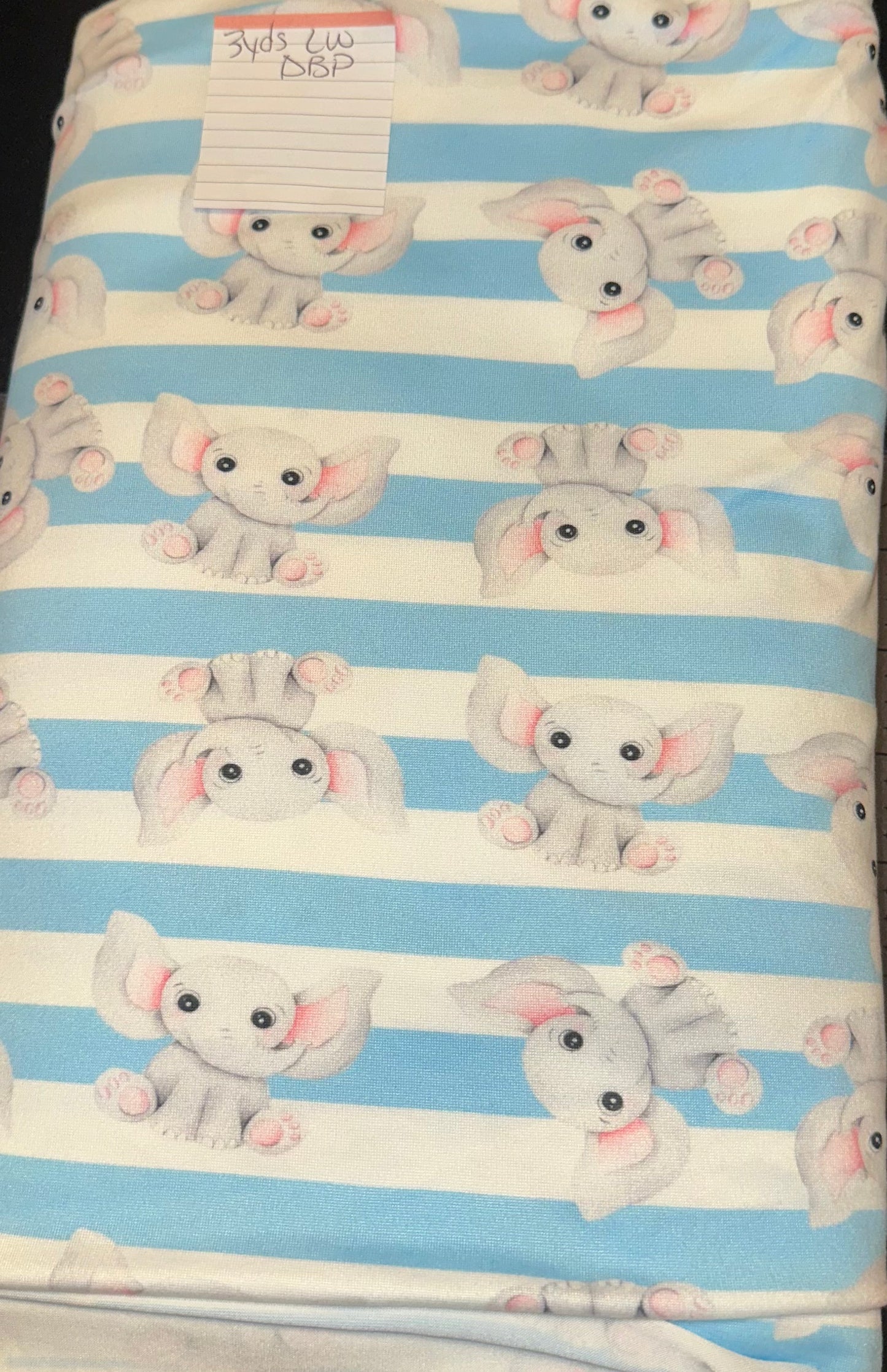 Striped Elephant Fabric