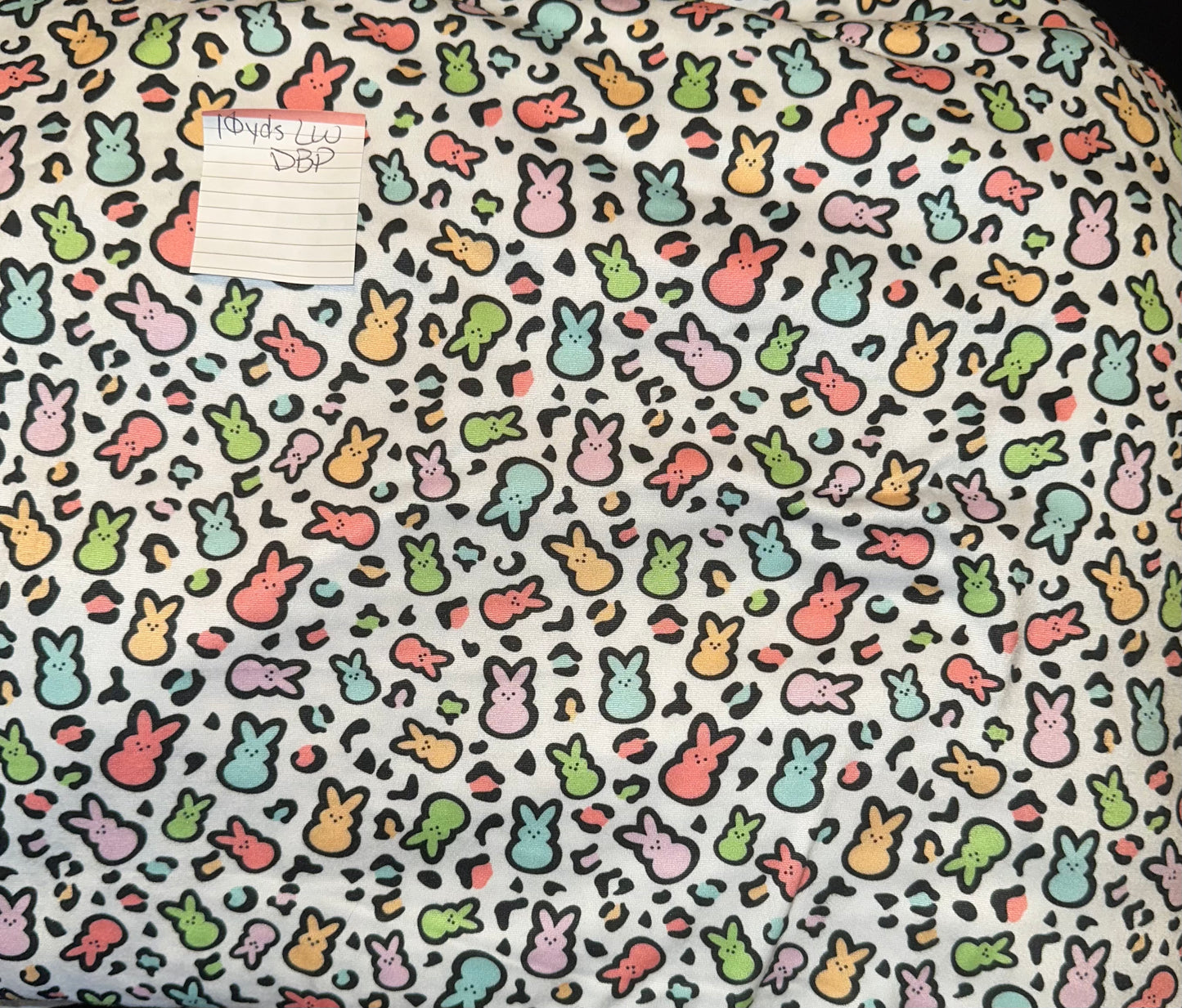 Peeps Rainbow Leopard Fabric