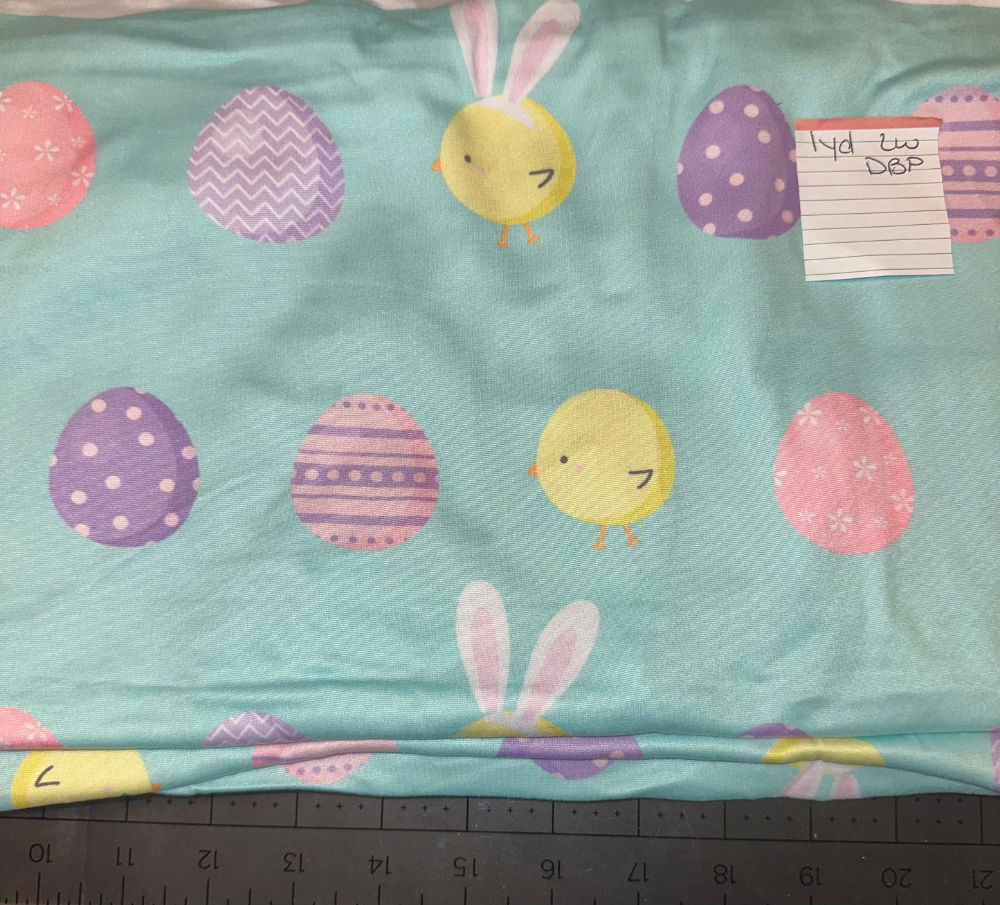 Cute Easter Chick Bunny Fabric