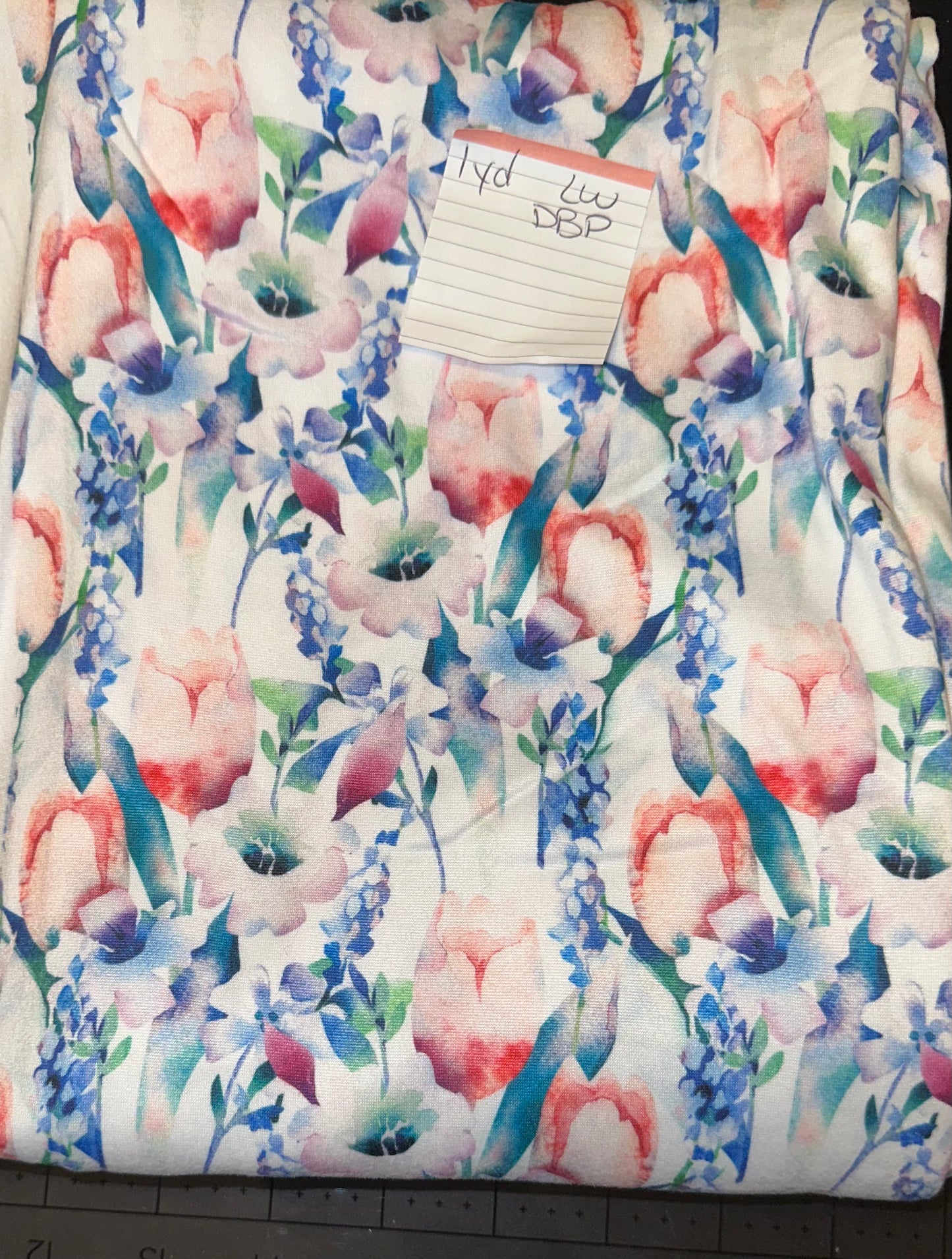 Watercolor Tulip Fabric
